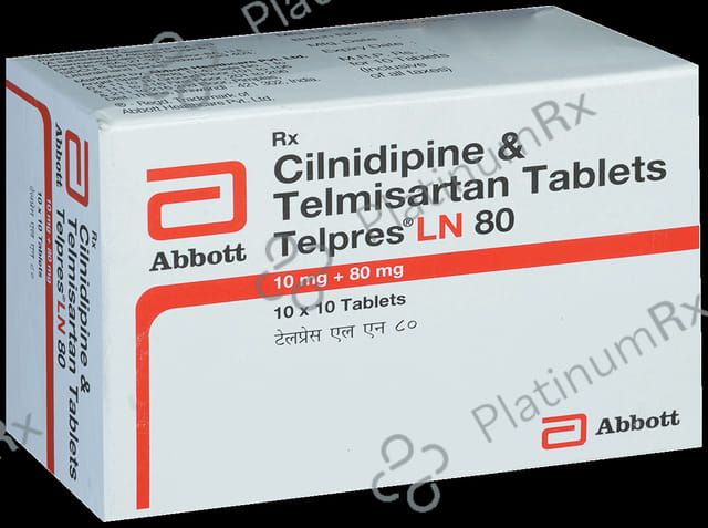 Telpres LN 80/10mg Tablet 10s