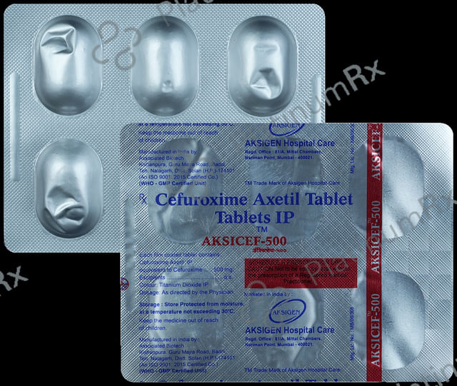 Aksicef 500mg Tablet 6 Tablet
