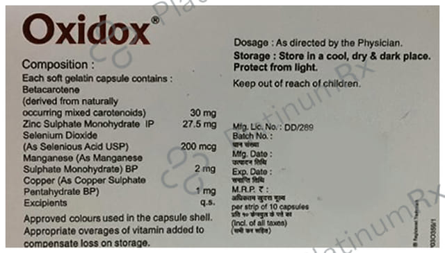 Oxidox Capsule 10s