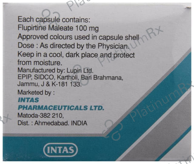 Vasfree 100mg Capsule 10s