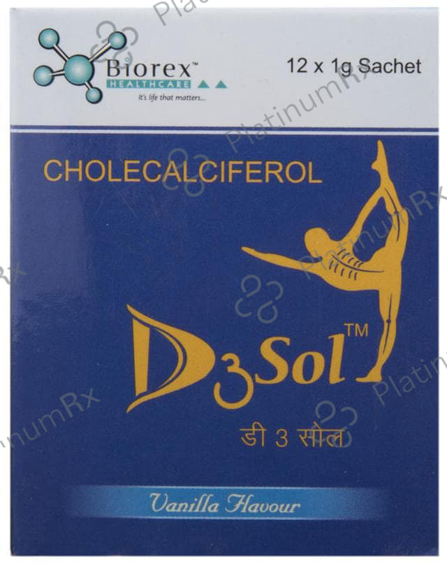 D3Sol Sachet Vanilla