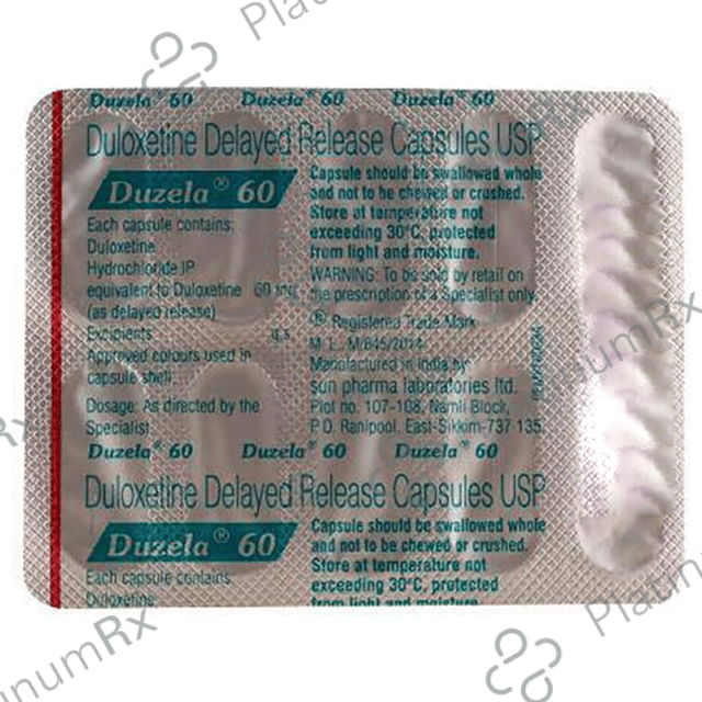 Duzela 60mg Capsule DR 10s