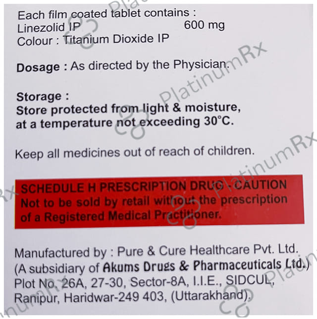 Prizolid 600mg Tablet 10s