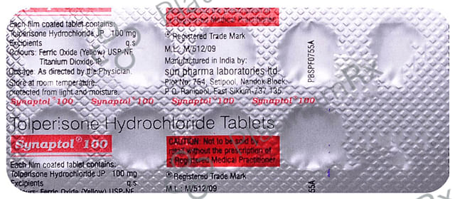Synaptol 100mg Tablet 10s