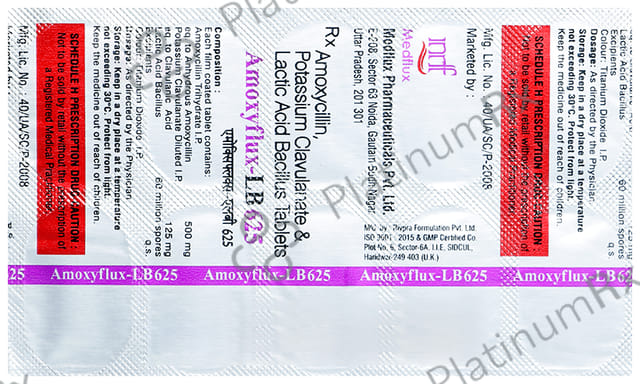 Amoxyflux-LB 625 Tablet