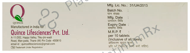 Questa Plus 0.5/10mg Tablet 10s