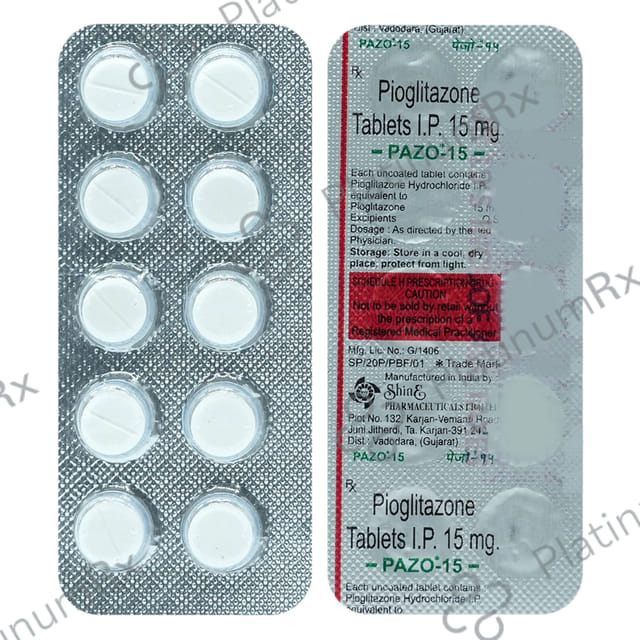 Pazo 15mg Tablet