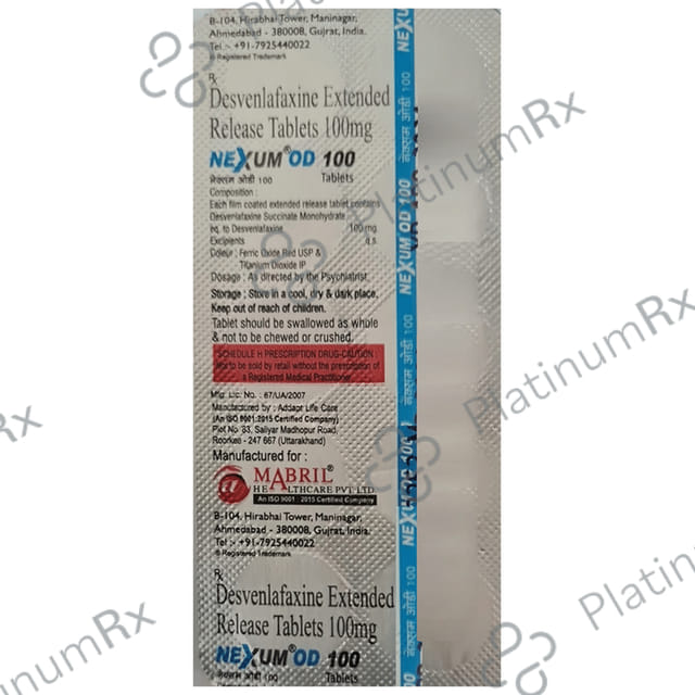 Nexum-OD 100 Tablet ER