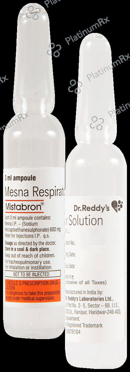 Mistabron 600mg Respirator Solution 3ml