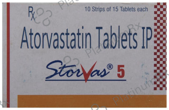 Storvas 5mg Tablet 15s