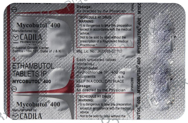 Mycobutol 400 Tablet