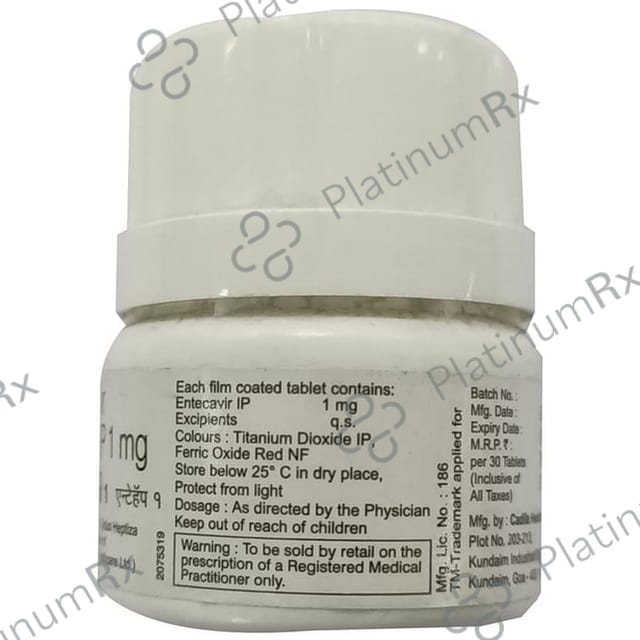 Entehep 1mg Tablet 30s