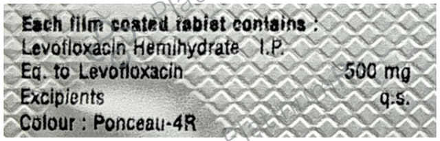 Levoziv 500mg Tablet 5s