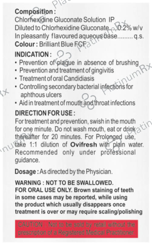 Ovifresh Mouth Wash 100ml