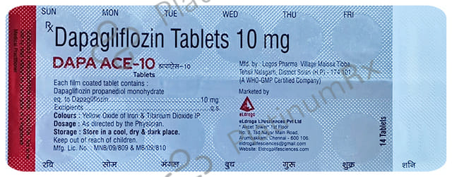 Dapa Ace 10mg Tablet 10s