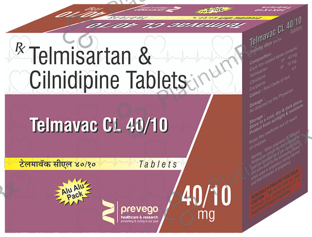 Telmavac CL 40/10mg Tablet 10s