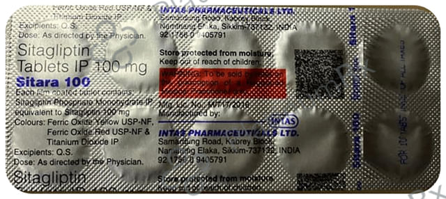 Sitara 100mg Tablet 10s