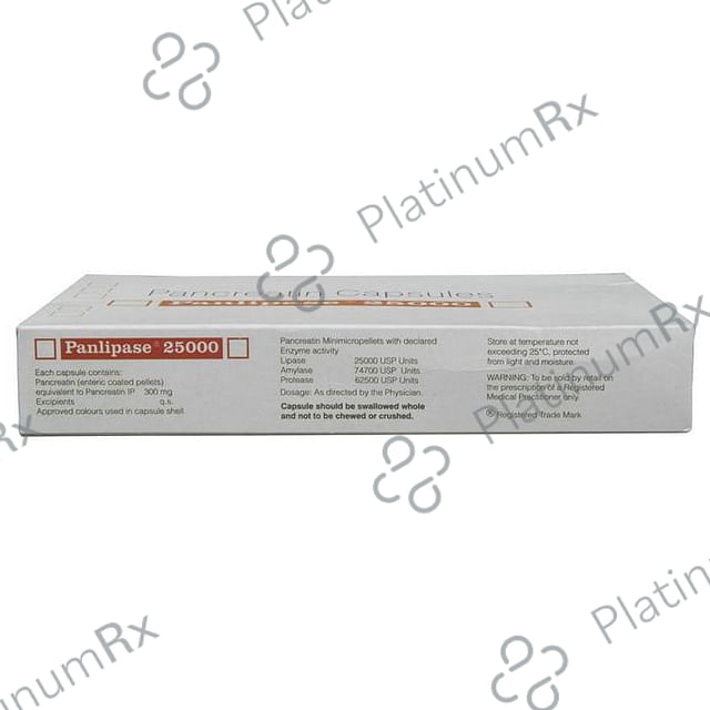 Panlipase 25000 Capsule 10s