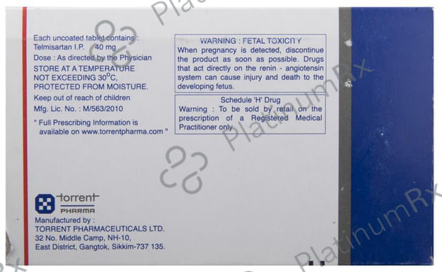 Telday 40mg Tablet 15s