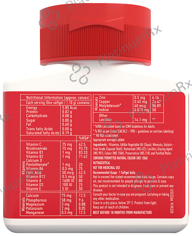 Maxirich Daily Multivitamin Capsule 30s