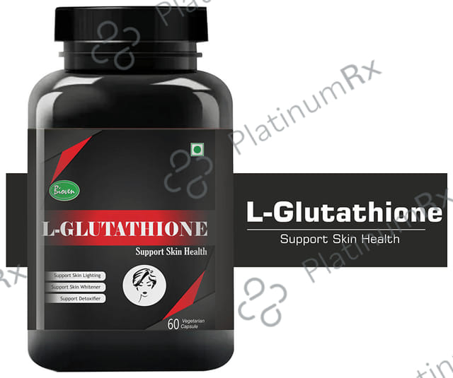 Bioven L-Glutathione 500mg for Skin Health - Capsule