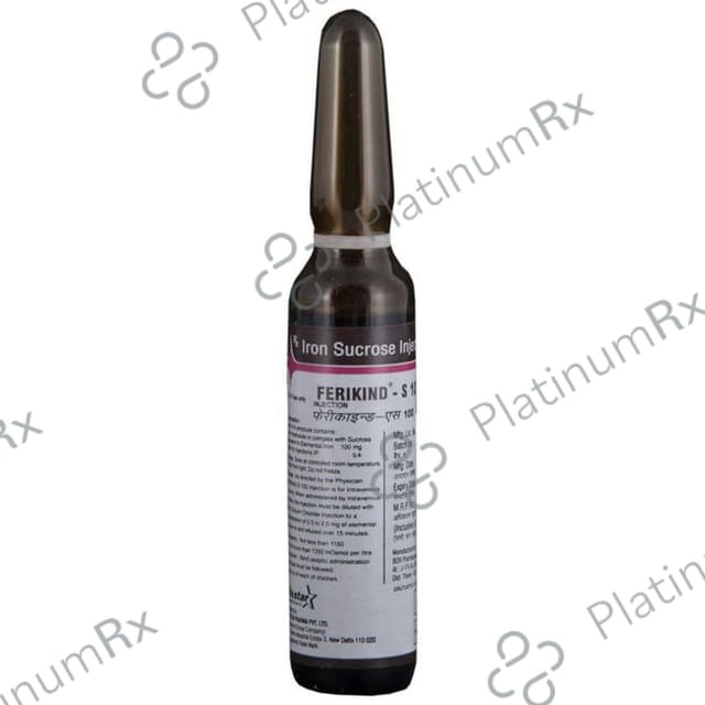 Ferikind S 100mg Injection 5ml