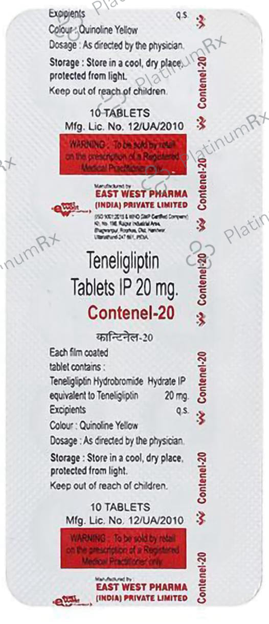 Contenel 20mg Tablet 10s