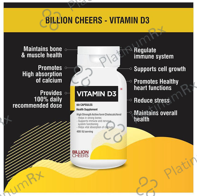 Billion Cheers Vitamin D3 Capsule