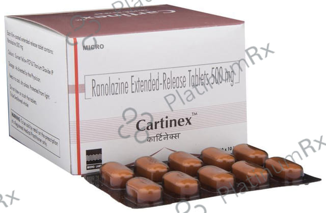 Cartinex 500mg Tablet ER 10s