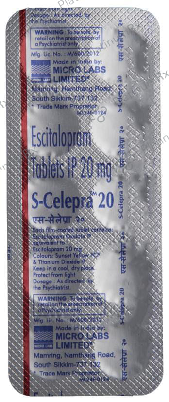 S Celepra 20mg Tablet 10s