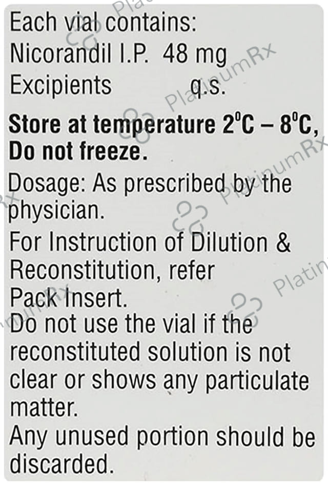 Nicostar 48mg Injection