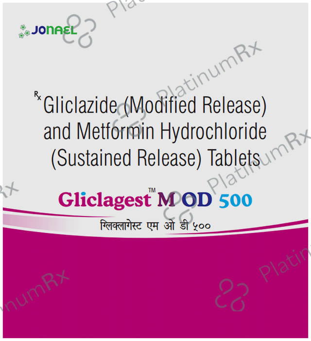 Gliclagest M OD 60/500mg Tablet SR 10s