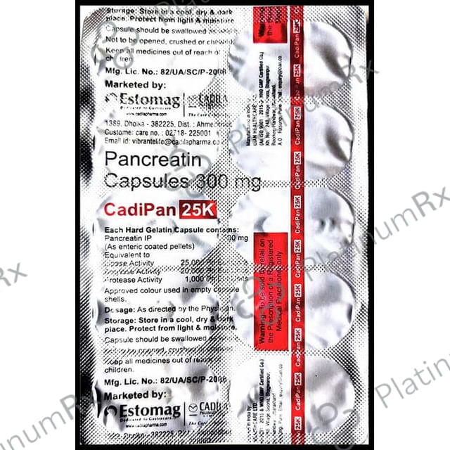 Cadipan 25K Capsule