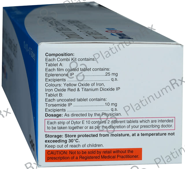 Dytor E 10/25mg Combi Kit Tablet 20s 10x(10+10)