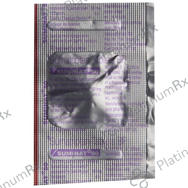 Suminat 50mg Tablet 1s