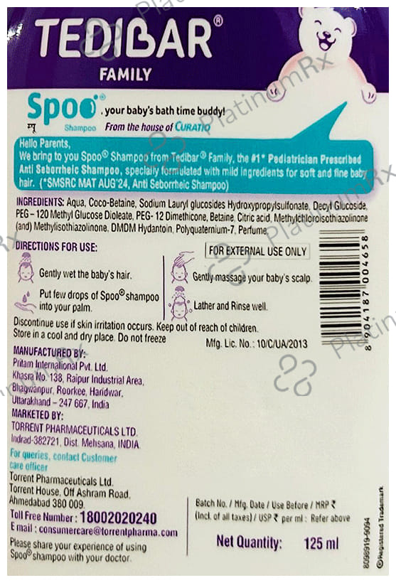 Curatio New Spoo Gentle Baby Shampoo 125ml