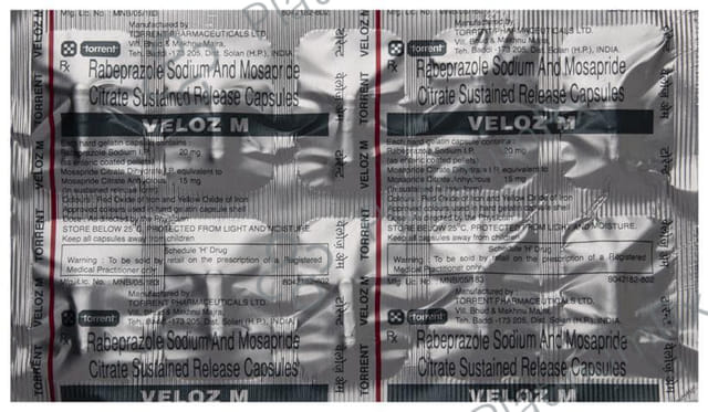 Veloz M 20/15mg Capsule SR 10s