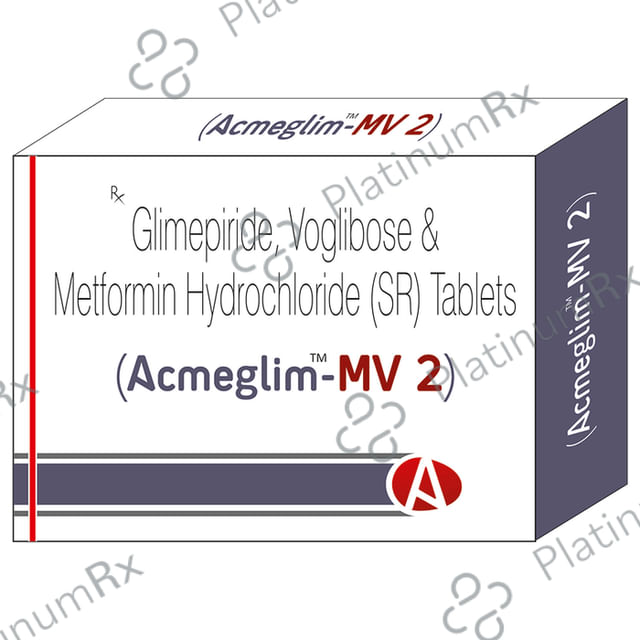 Acmeglim MV 2/0.2mg Tablet SR 10s