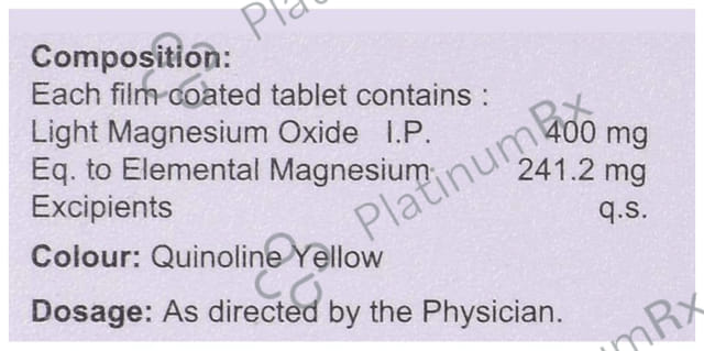 Magmaxx 400mg Tablet 10s