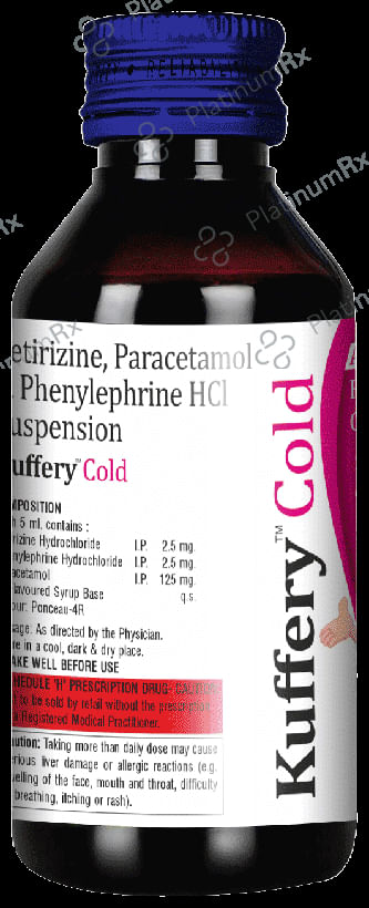 Kuffery Cold Oral Suspension Alcohol Free 60ml