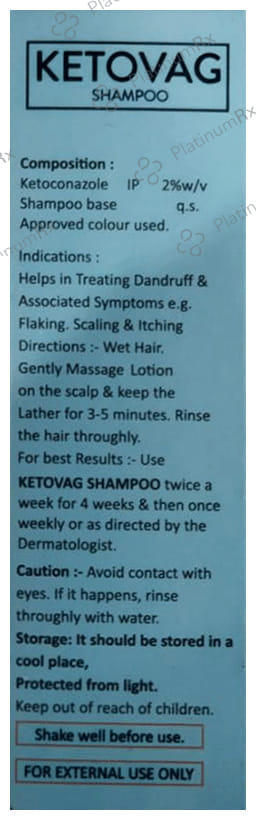 Ketovag Ant Dandruff Shampoo 100ml
