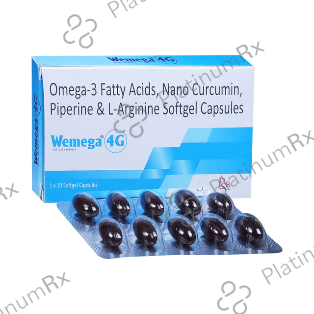 Wemega 4G Softgel Capsule 10s