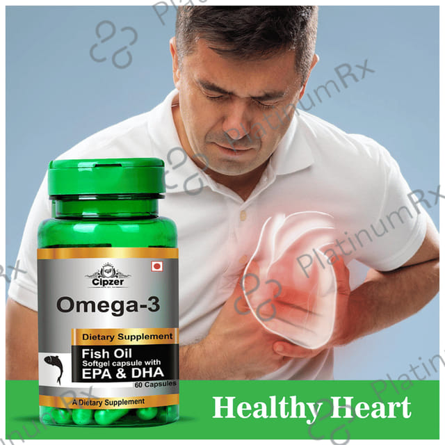 Cipzer Omega 3 Fish Oil Softgel Capsule 60s