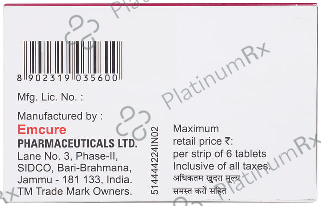 Dynulta 2500mg Tablet 6s