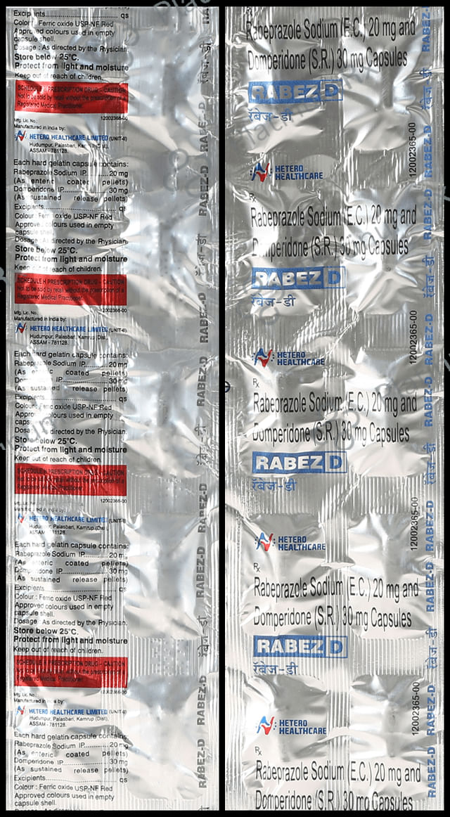Rabez D 30 mg/20 mg Capsule