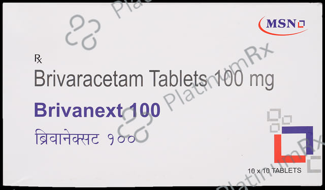 Brivanext 100mg Tablet 10s