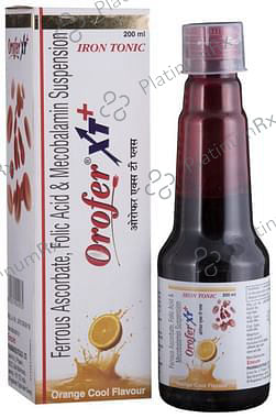 Orofer XT Plus 30mg/1500/2.5mcg Suspension 200ml