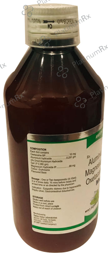 Mucopro Oral Suspension Mint Sugar Free
