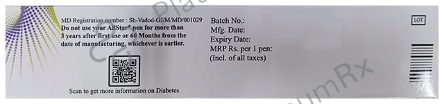 Allstar Reusable Insulin Pen (Only Pen) 1s