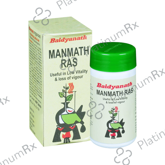 Baidyanath Manmath Ras Tablet - For Vigour & Vitality